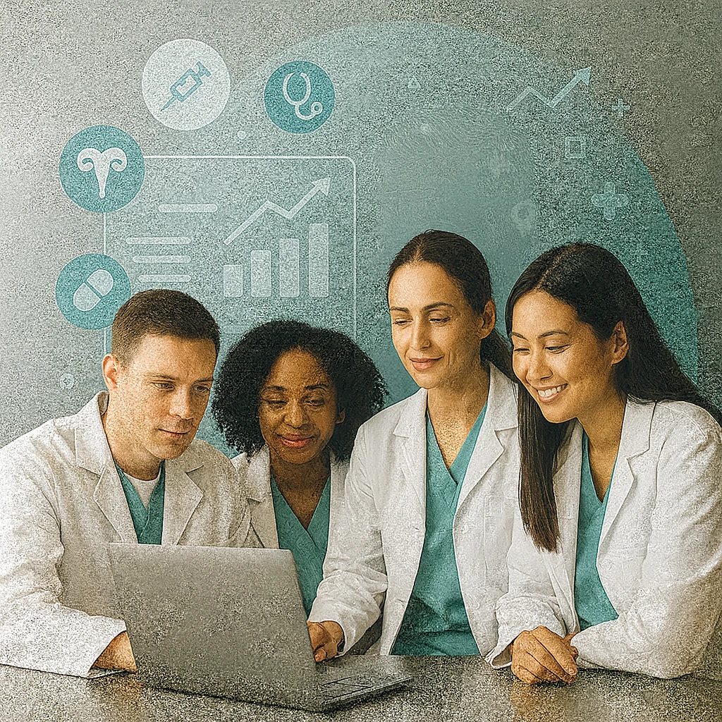 Team of medical billing and credentialing professionals